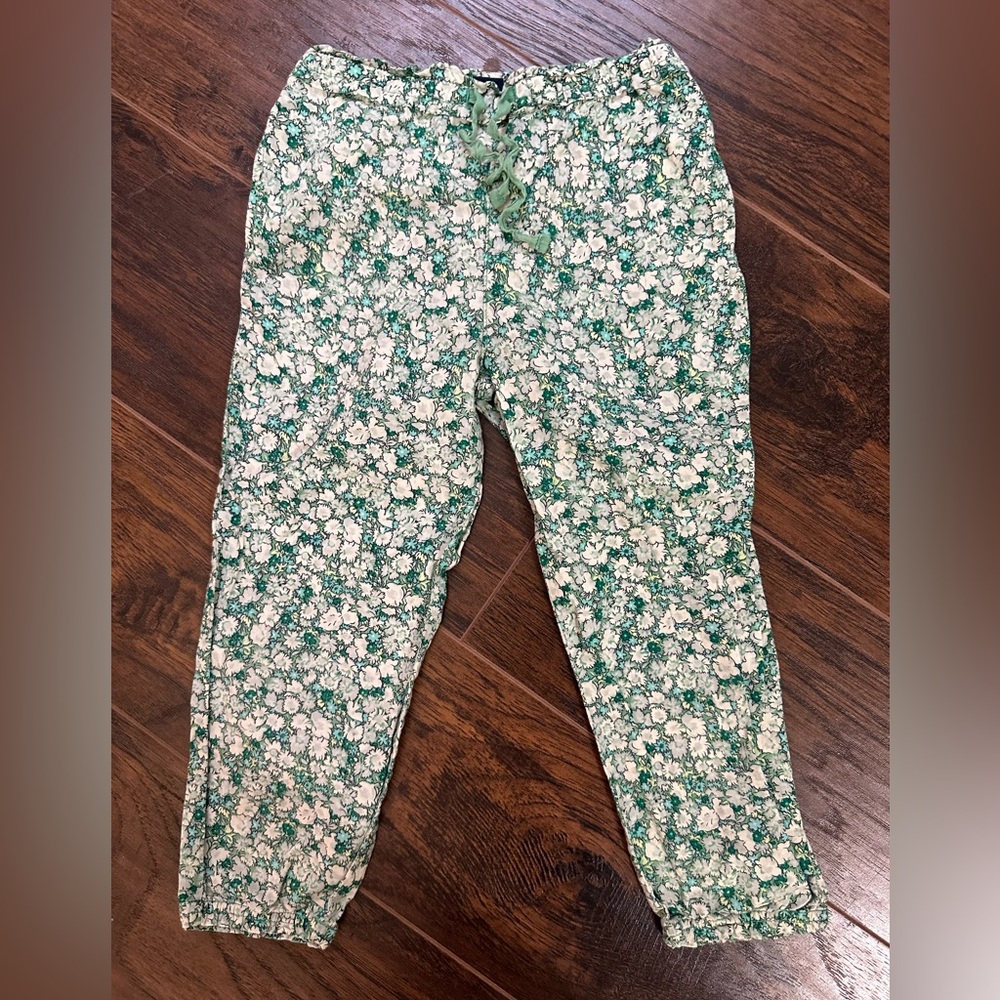 Toddler girls gap floral pants size 5t